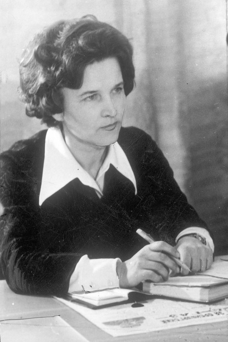 Лидия Притворова, редактор газеты "За оренбургский газ" в 1977-2004 гг.