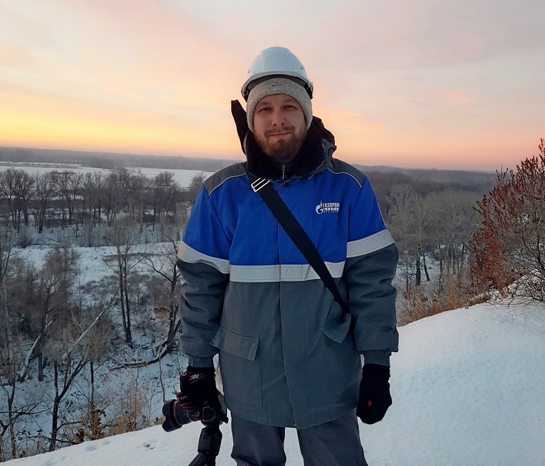 Максим Пятаев, фотограф службы по связям с общественность и СМИ ООО "Газпром добыча Оренбург" с 2021 г.