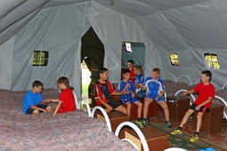 Палаточный лагерь "Прометей" в санатории "Озон"