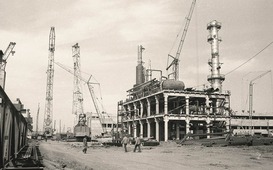 Строительство гелиевого блока № 3 на гелиевом заводе
