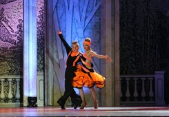 Александр Шевченко и Полина Фомина с латиноамериканским танцем