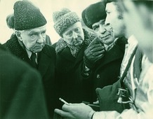 Председатель Совета министров СССР Алексей Косыгин на Оренбургском НГКМ. 1972 год