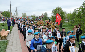 Празднование 77-й годовщины Великой Победы в селе Дедуровка Оренбургского района