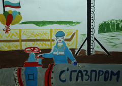 "Наше время" Альсина Абсалямова, 8 лет, с. Чесноковка Переволоцкого района