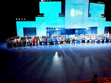 Церемония открытия зимней спартакиады ПАО "Газпром" в Екатеринбурге