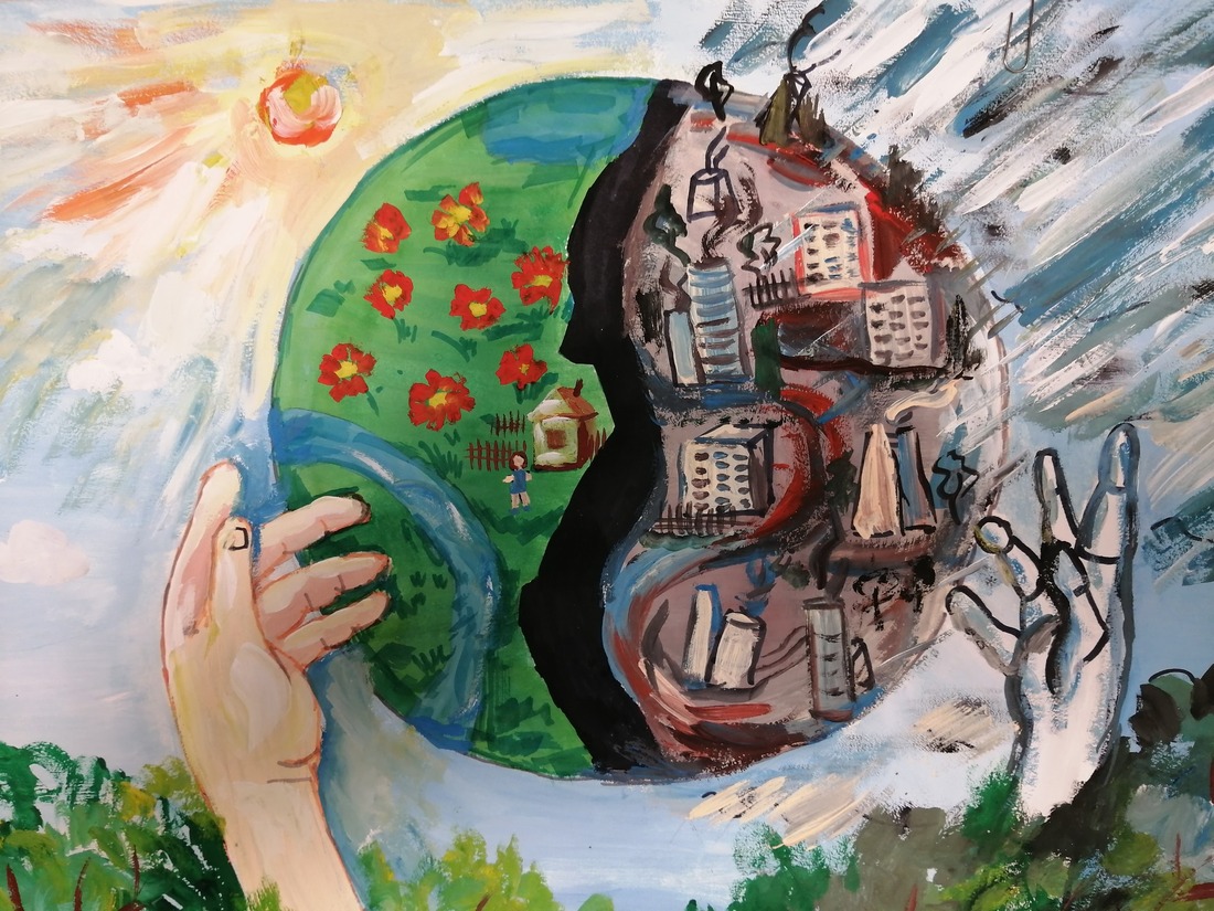 "Сохраним зеленую планету" автор Дарья Щеглова (12 лет)