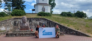 Участники Оренбургского поискового отряда в Историко-культурном комплексе «Линия Сталина» в Минске