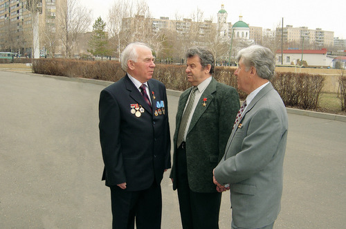 Юрий Вышеславцев, Владимир Мальцев, Анатолий Зибарев. 2004 год
