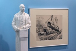 Макет памятника первому министру газовой промышленности СССР Алексею Кортунову