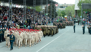 Парад Победы в городе Оренбурге