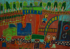 "Машину заправляем газом" Полина Богданова, 8 лет, г. Оренбург