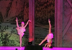 Жанна Безбородова и Карина Тускумбаева в составе дуэта «Фламинго»