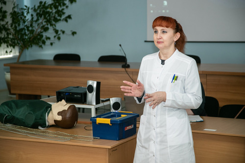 Старший врач смены станции скорой медицинской помощи Елена Суздалева с рассказом о последствиях травм