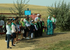 Родник Степной у поселка Экспериментальный в Оренбургском районе