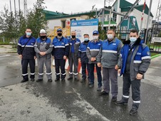 Группа ООО "Газпром добыча Оренбург" посетила объекты заполярного нефтегазодобывающего промысла
