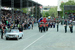 Парад Победы в городе Оренбурге