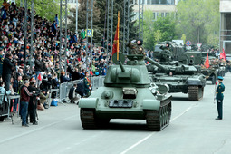 Парад Победы в городе Оренбурге