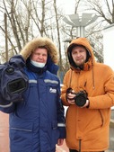 Видеооператор Денис Сарбаев и фотограф Максим Пятаев отвечают за визуальный ряд
