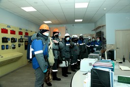 Оповещение персонала цеха по добыче нефти, газа и конденсата и военизированной части об условной аварии