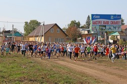 Праздник бега в райцентре Переволоцкий