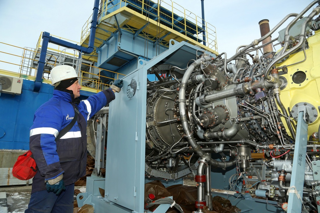 Такие турбины применяются в газовой промышленности и в авиации