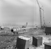 Строительство установки комплексной подготовки газа № 15, 1978 год