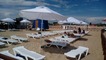 Благоустроенным пляжем санатория "Дюна" отдыхающие довольны