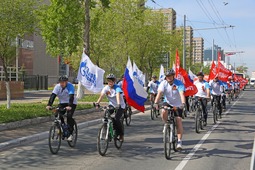 Велопарад, посвященный Дню Великой Победы