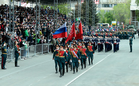 Парад Победы в городе Оренбурге