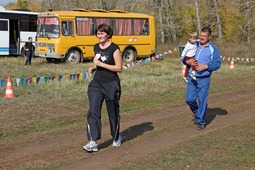 Праздник бега в райцентре Переволоцкий