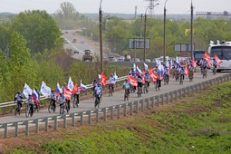 Велопарад, посвященный Дню Великой Победы