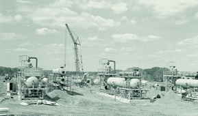 Строительство УКПГ № 6. 1977 год