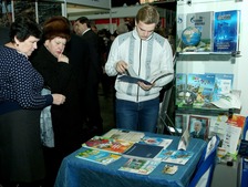 Участники и гости выставки смогли ознакомиться с материалами о производственной, экологической и социальной деятельности предприятия