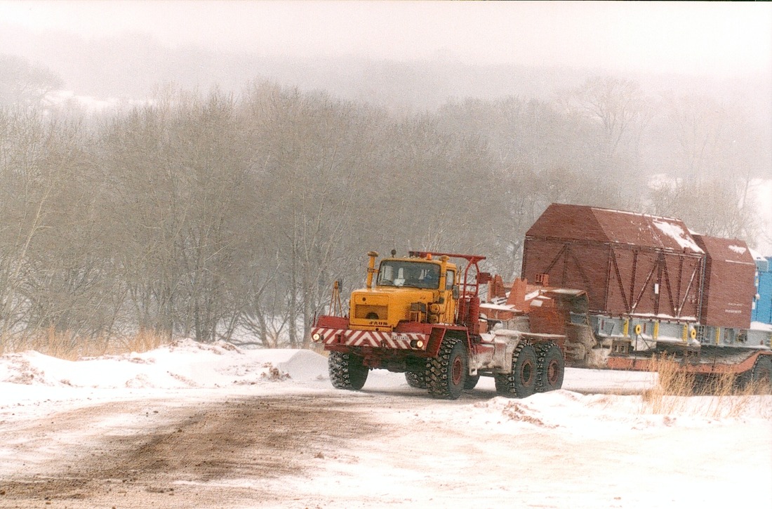 Доставка газоперекачивающего агрегата на ДКС-3. 2004 год