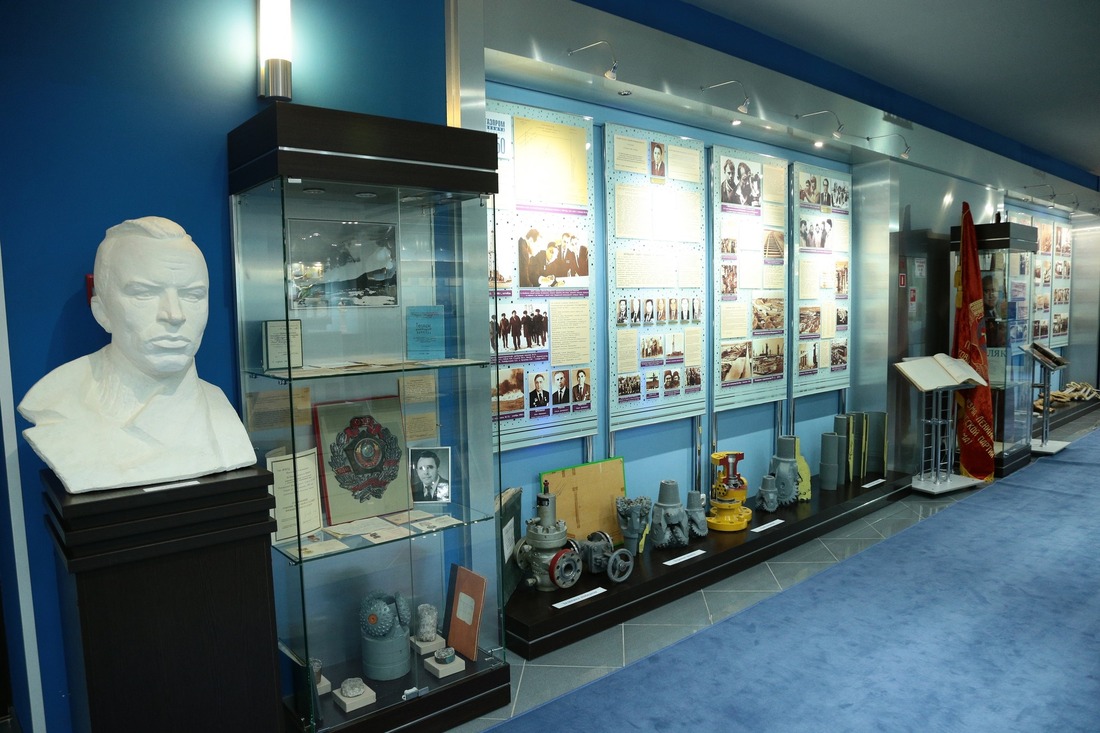 Экспозиция музея охватывает разные периоды работы ООО "Газпром добыча Оренбург"