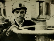 Оператор по добыче газа ОПС № 1 А.Н. Кудрин, 1979 год