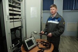 Инженер средств радио и телевидения линейно-технического участка радиосвязи Дмитрий Сытин рассказал о функциональных возможностях нового прибора