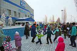 Новогодний праздник в селе Павловка