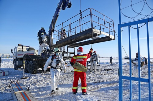 Персонал Филиала Оренбургской военизированной части ООО «Газпром газобезопасность» ведет подготовку к ликвидации аварии