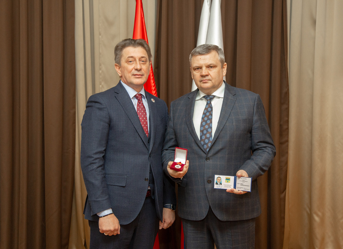 Владимир Родюков награжден медалью «За заслуги перед городом Оренбургом» II степени