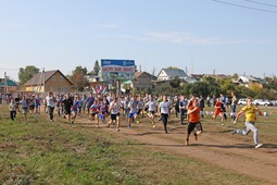 Праздник бега в райцентре Переволоцкий