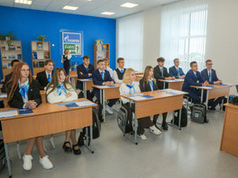 В "Газпром-классах" в "Школе Ясень" и СОШ № 3 п. Переволоцкий состоялся новых набор