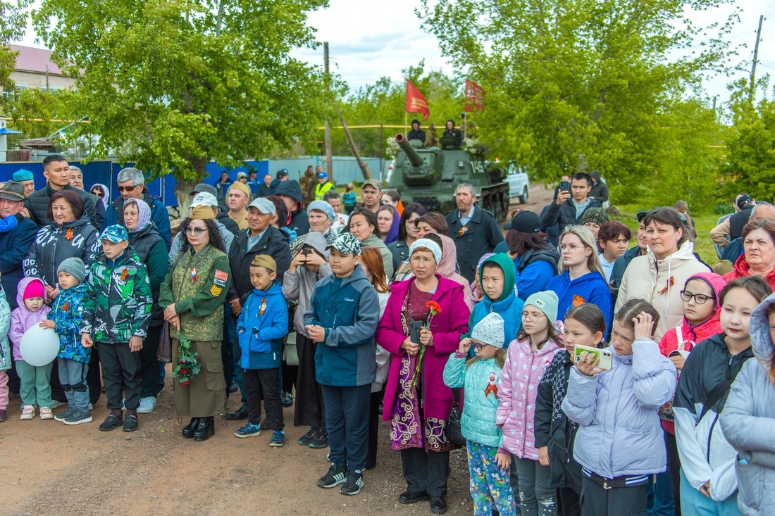 Жители села почти память земляков