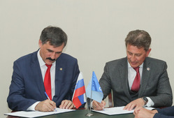 Подписание договора о сотрудничестве прошло в Оренбургском государственном университете