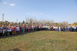 Праздник бега в райцентре Переволоцкий